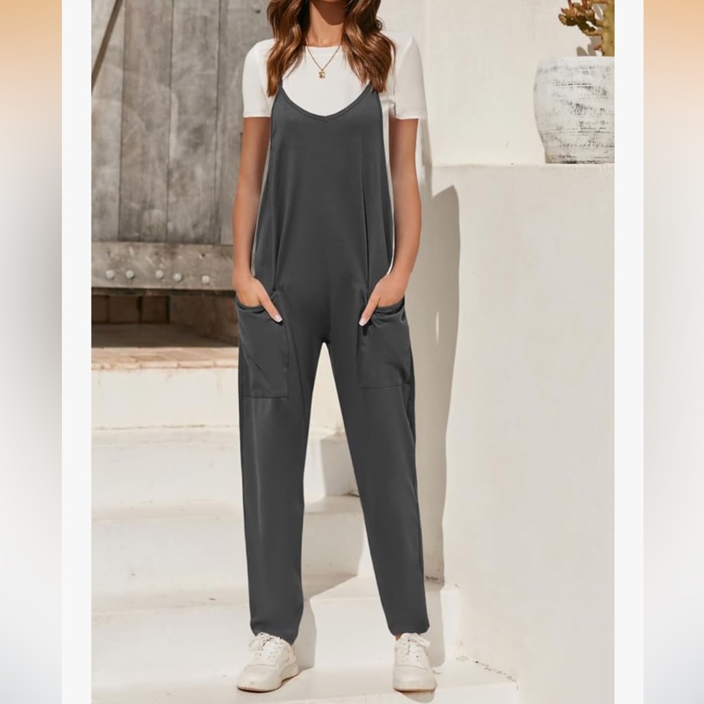 Jumpsuit with Pockets - Picture 2 of 6
